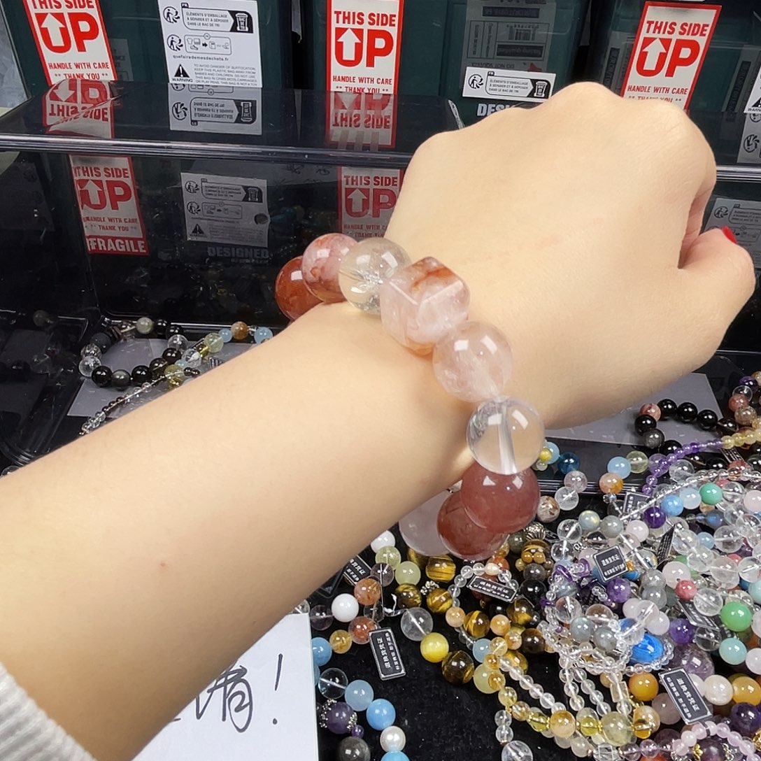 手链烟晶银S925镶嵌