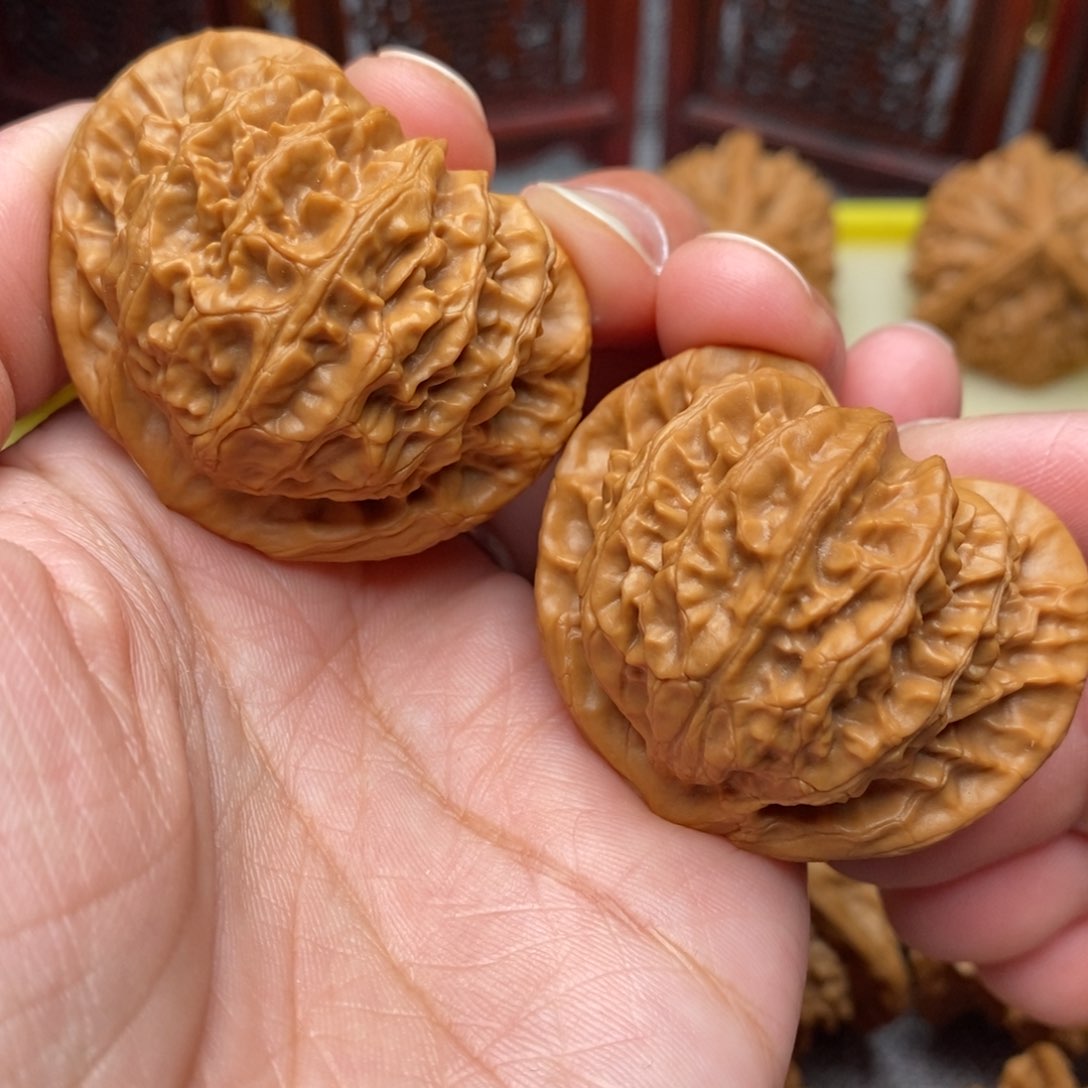 文玩核桃把件全品毕业宫灯43.8尺