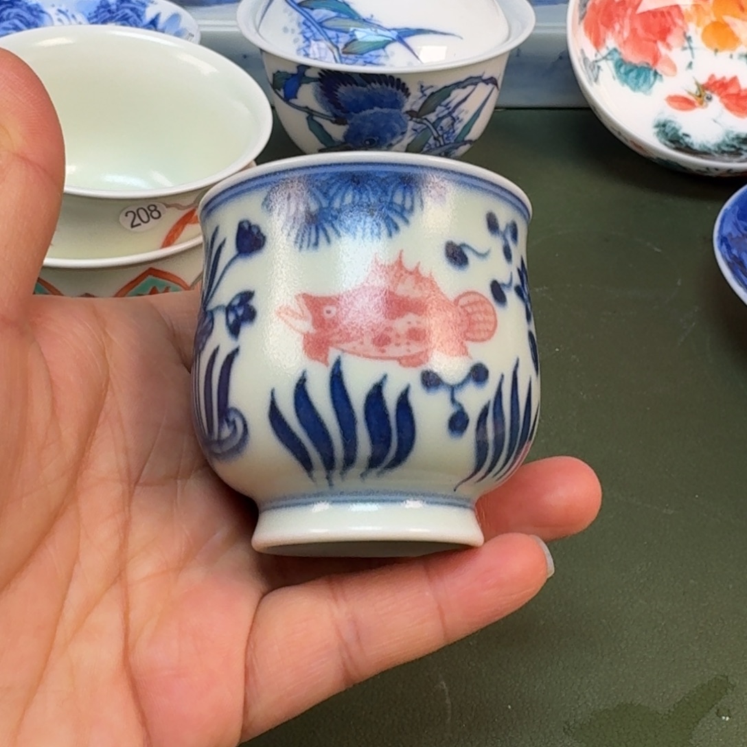 陶景德镇纯手绘茶具圆圆226