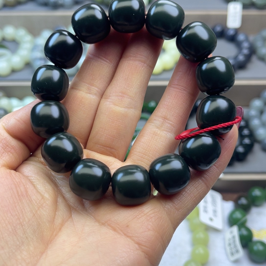 和田玉手链未镶嵌幸***1