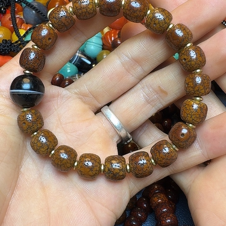 星月菩提吊坠菩提