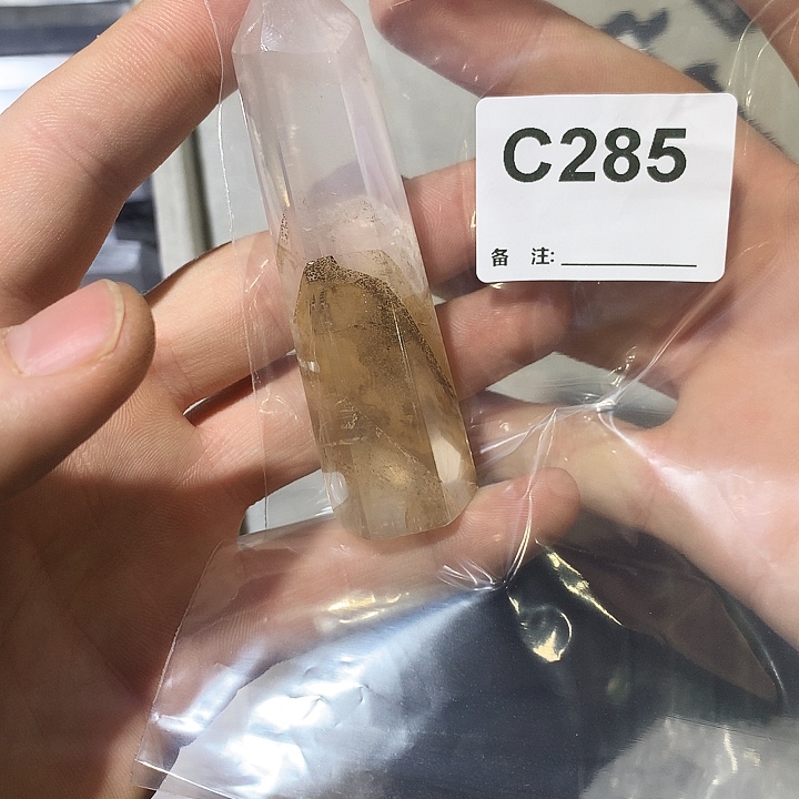 B***e未镶嵌水晶珠宝半成品天然水晶C285