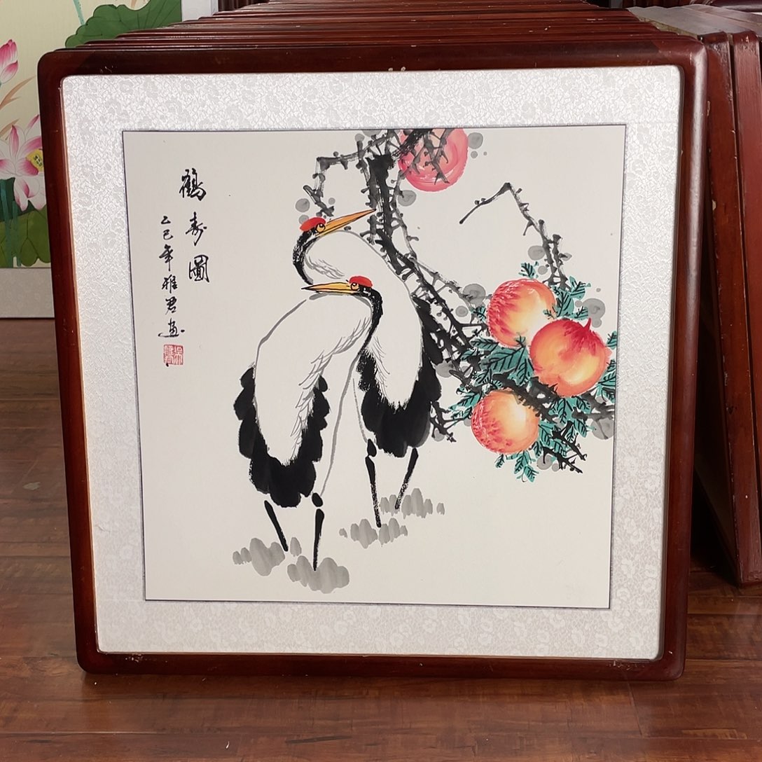 国画带框尺寸63*63厘米