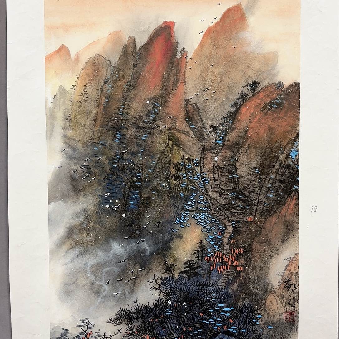 国画国画纯手绘作品请放心去藏
