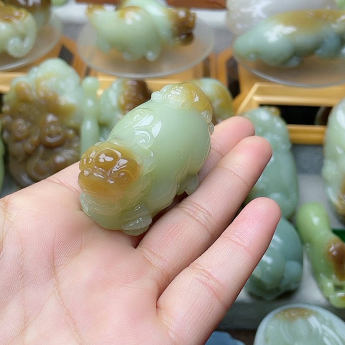 【闪购商品】未镶嵌和田玉挂件西**鸒