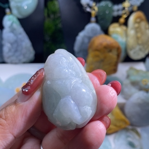 【闪购商品】颈饰未镶嵌翡翠猴子