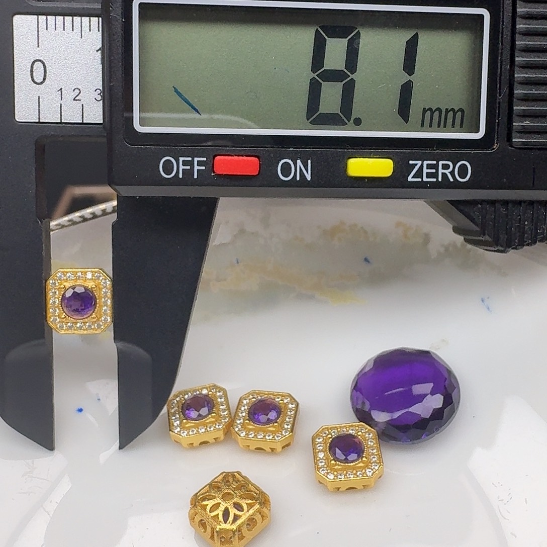 颈饰紫晶银S925镶嵌紫水晶925镶嵌91