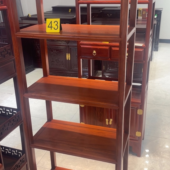 随***风花梨木类家具越南花梨木小书架