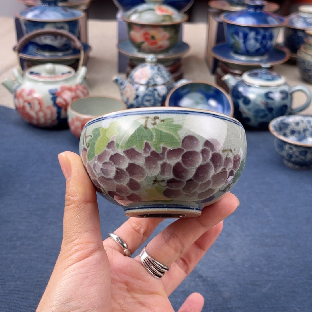 杯景德镇手绘手工茶具