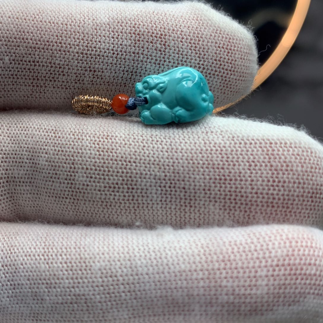 绿松石挂件未镶嵌