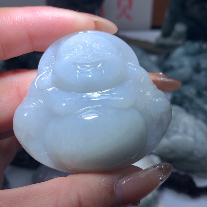 翡翠未镶嵌颈饰保真天然A货翡翠