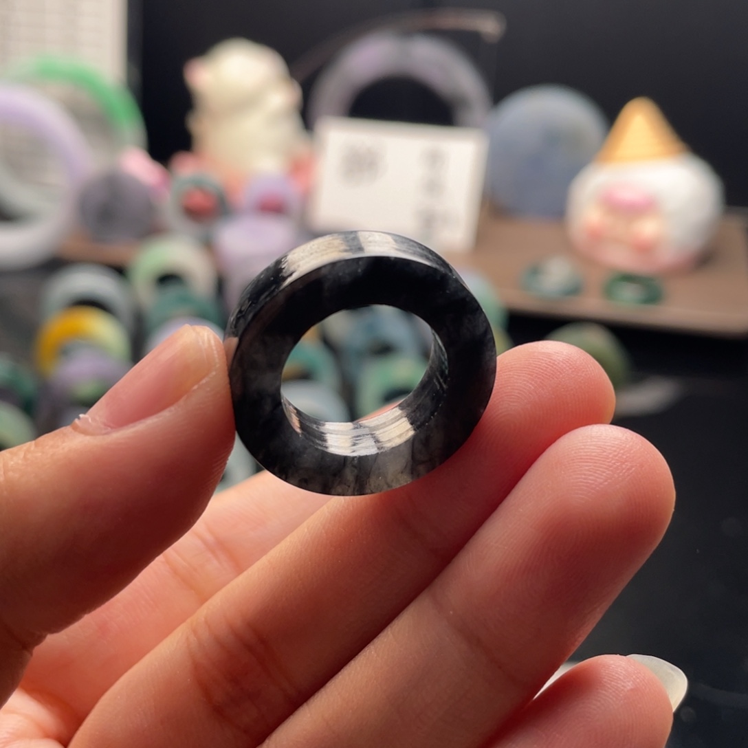 定制翡翠未镶嵌  冰芝麻糊