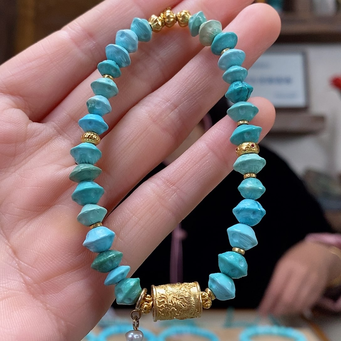 绿松石珠宝奇石未镶嵌