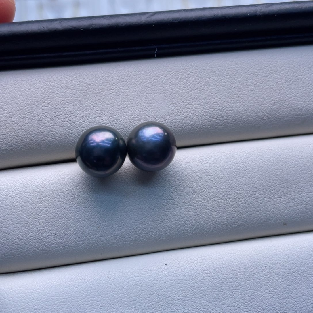 Z***朱耳饰银S925镶嵌淡水珍珠