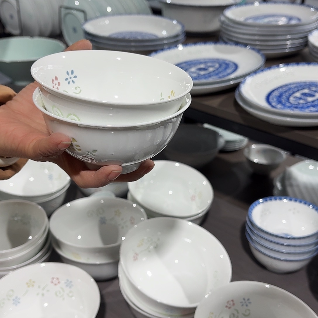 景德镇陶瓷玲珑五彩两个