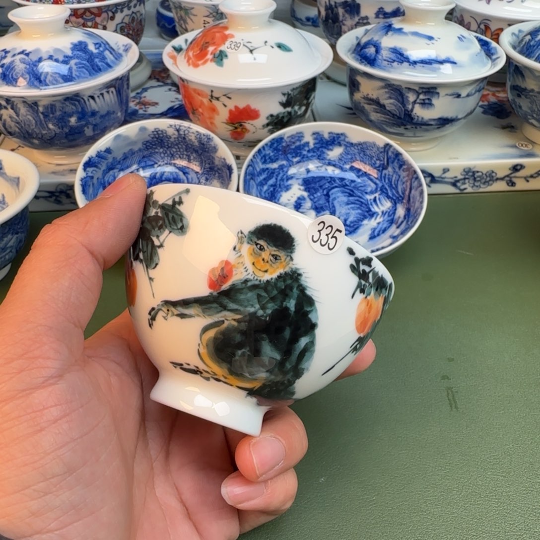 陶纯手工纯手绘茶具335