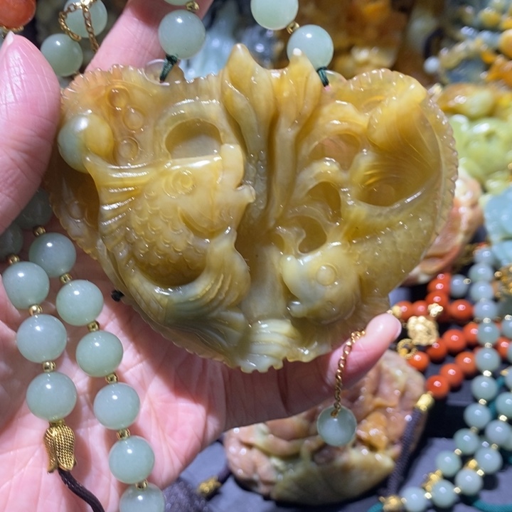 岫玉岫玉吊坠未镶嵌