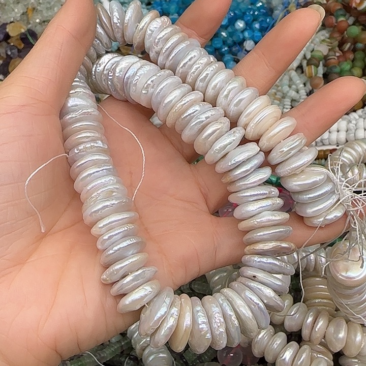 玛瑙/玉髓合金珠宝半成品宸**舍珍珠拍四82发一条