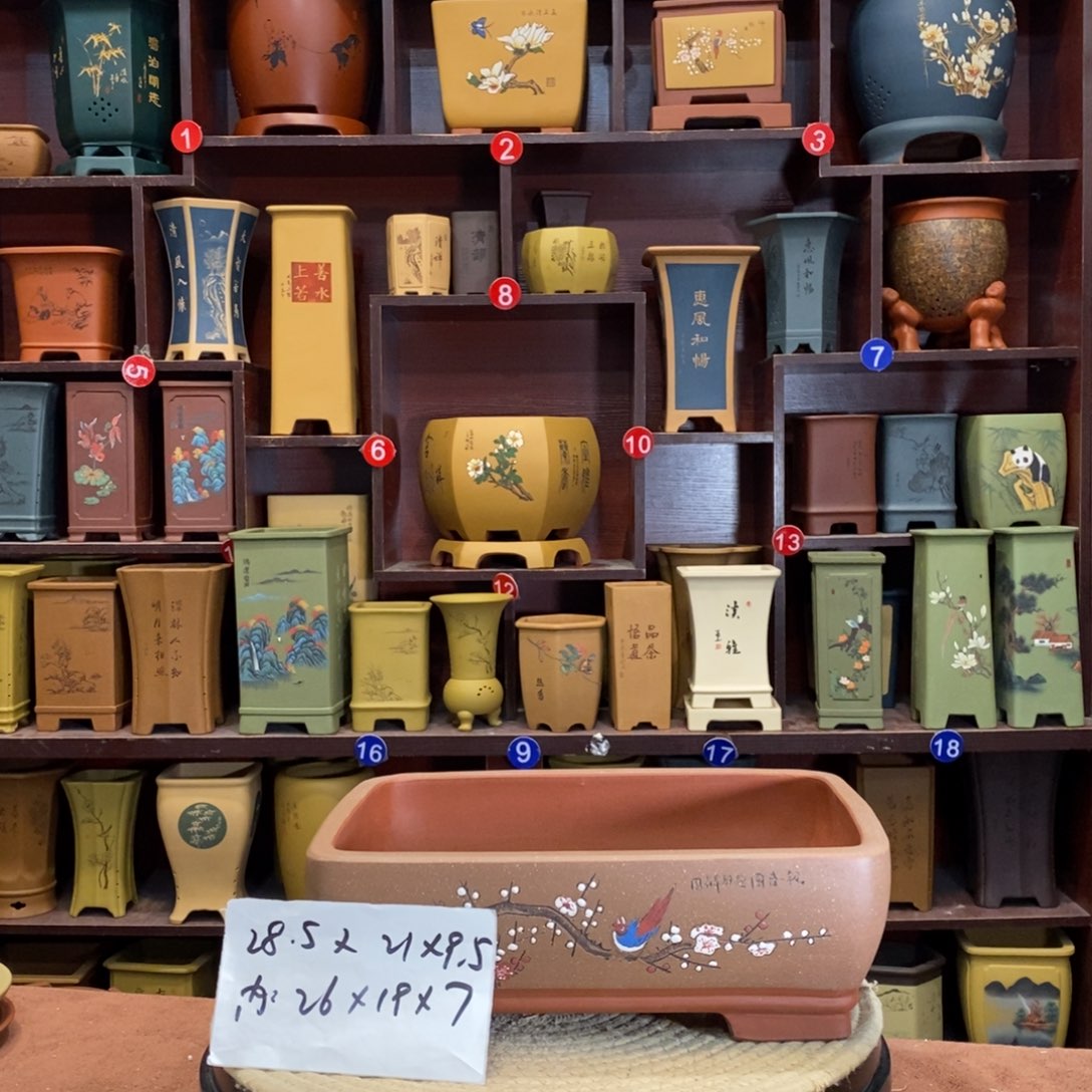 紫砂花盆紫砂艺术