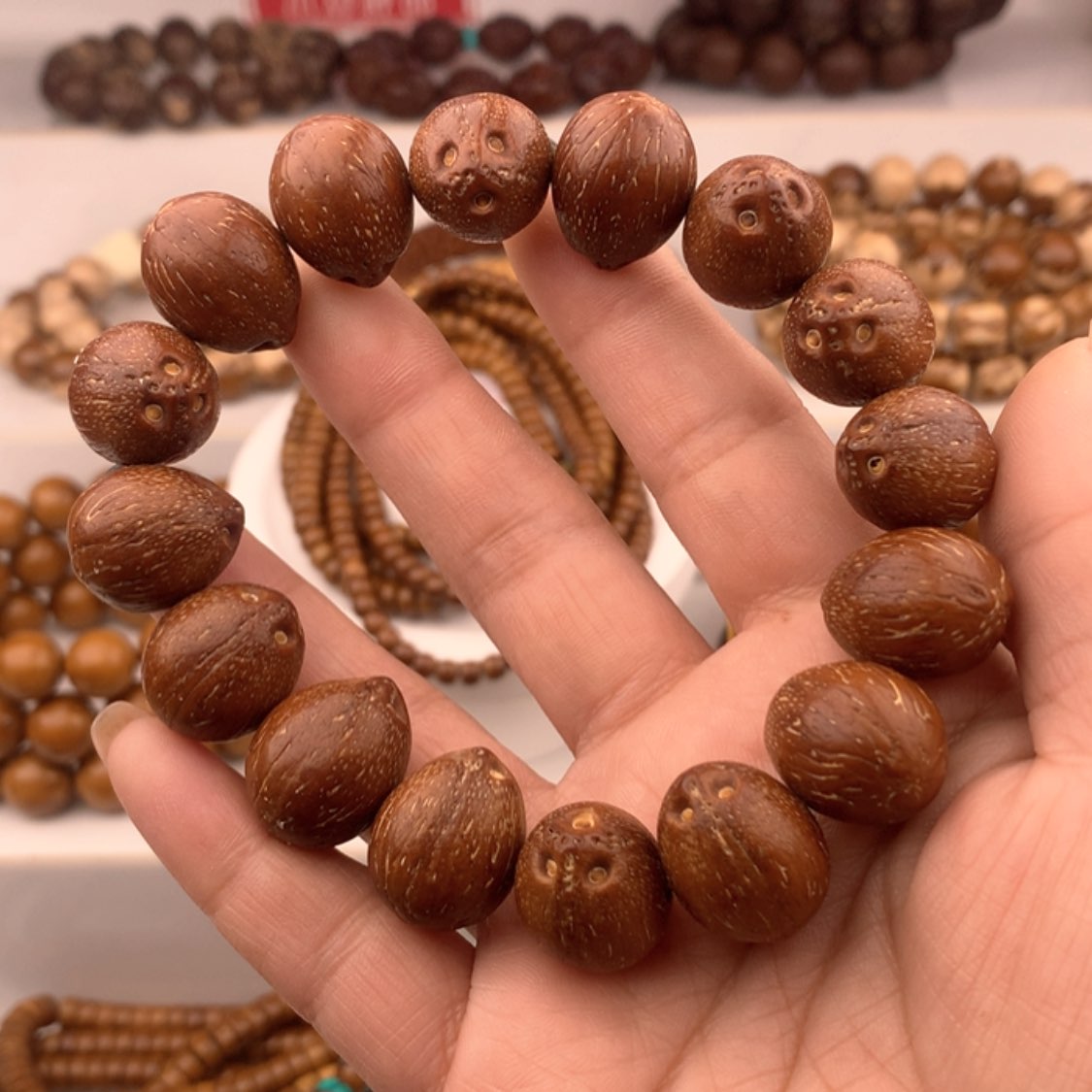 【闪购商品】紫金鼠手串原皮前鼠后猫练手款14