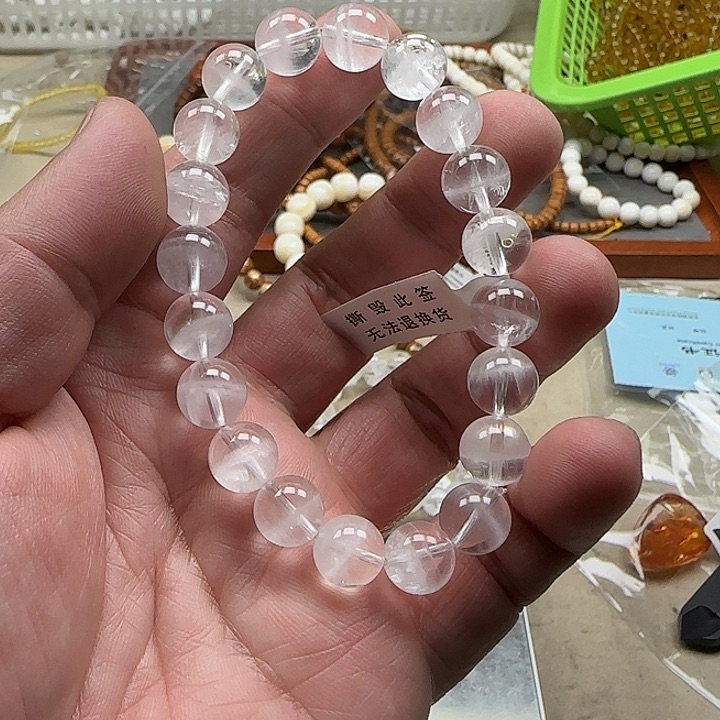 水晶手链未镶嵌白色3436