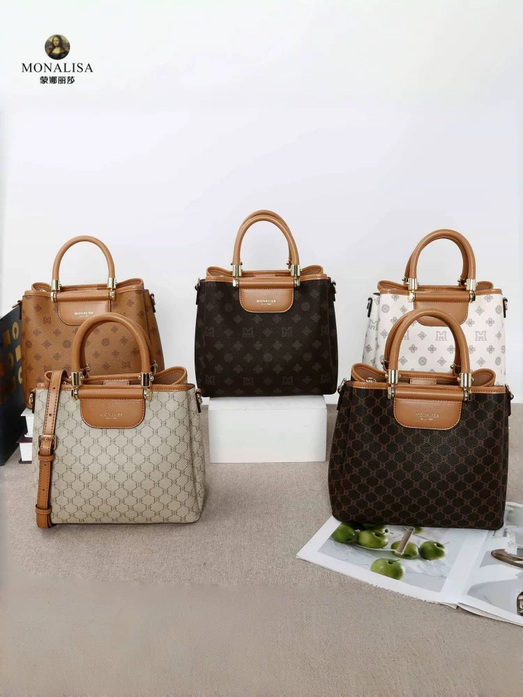 蒙娜丽莎女包2025新款时尚百搭单肩斜挎手提包高级感小众包包
