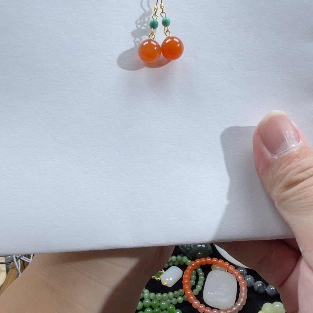 和田玉戒指银S925镶嵌木**子