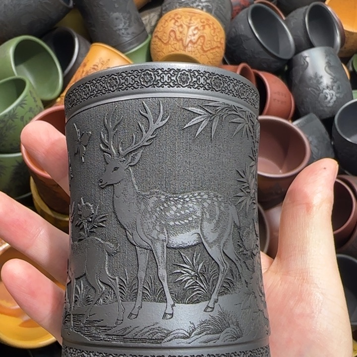 茶杯紫砂全手工紫砂