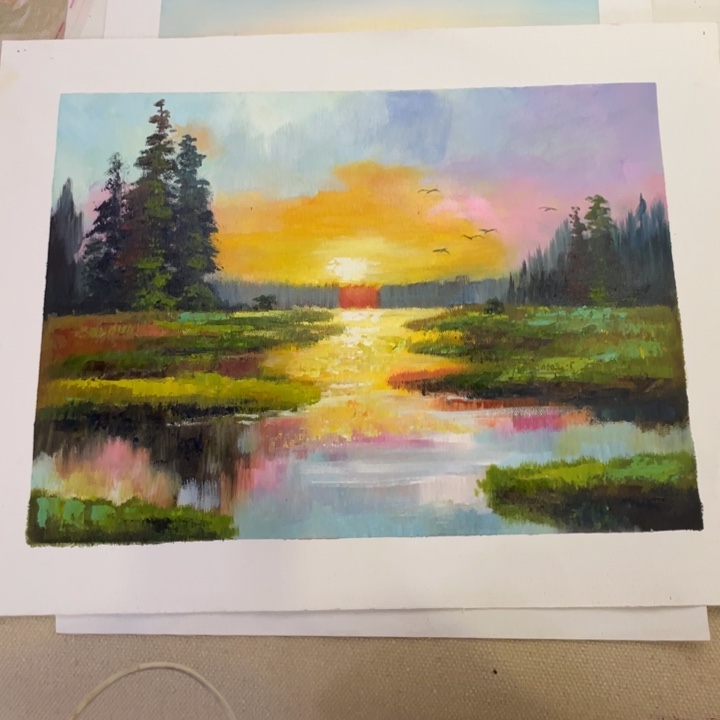 油画油画作品入选3040