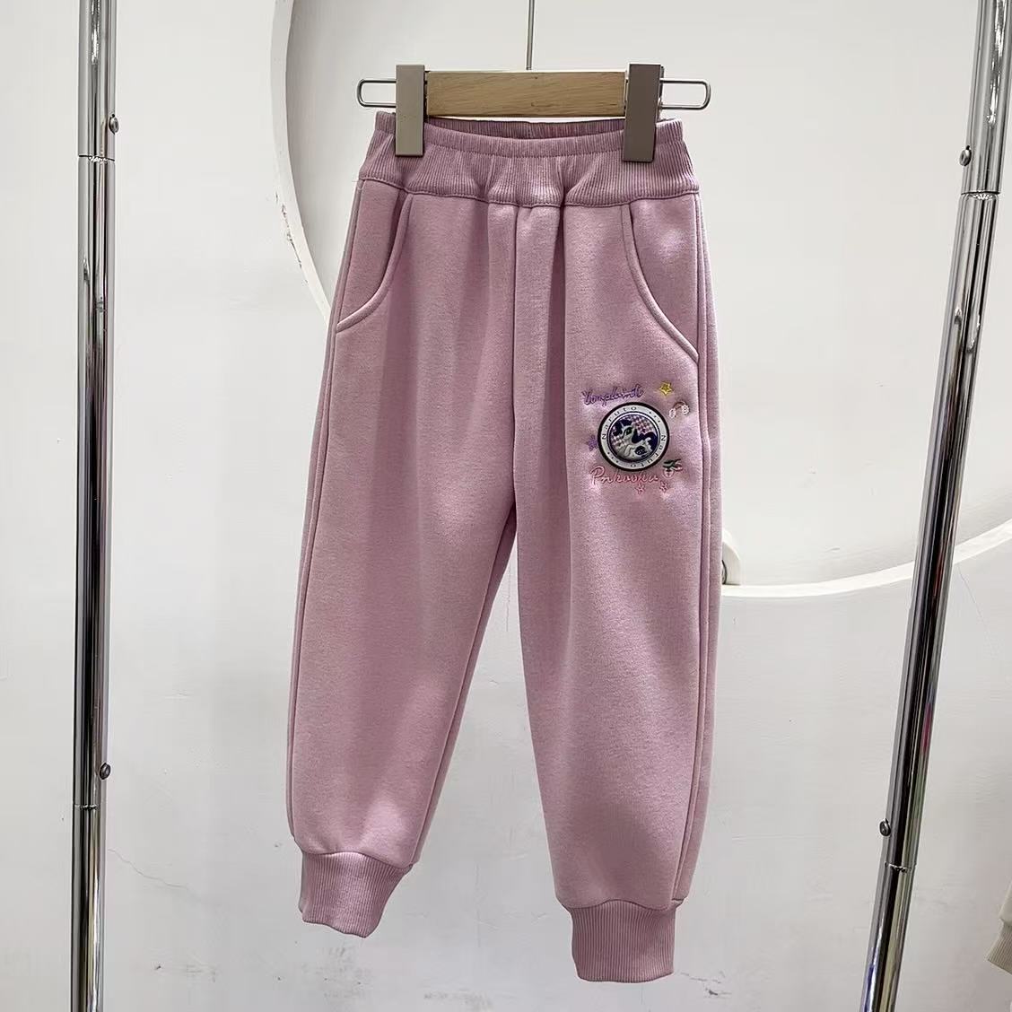 【一体绒】儿童加绒运动裤3300