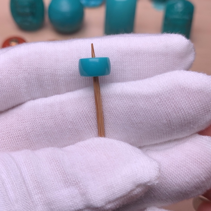 绿松石直切8.4未镶嵌