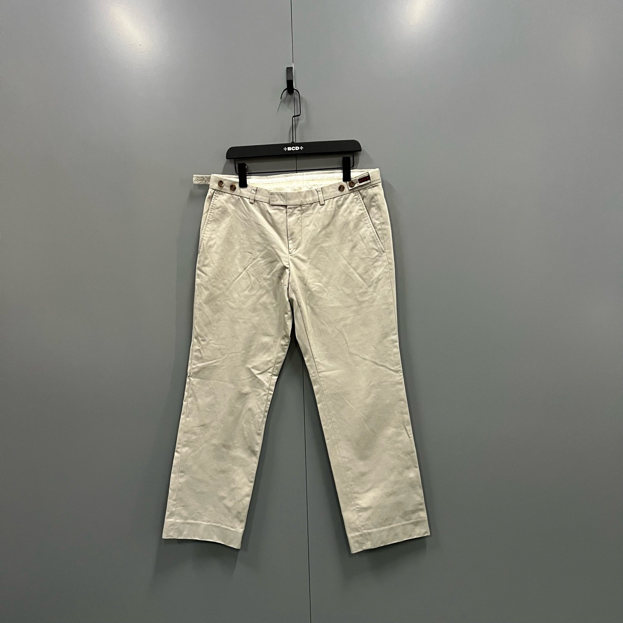 95新 GUCCI/古驰 （bb）卡其色长裤 50码/204110