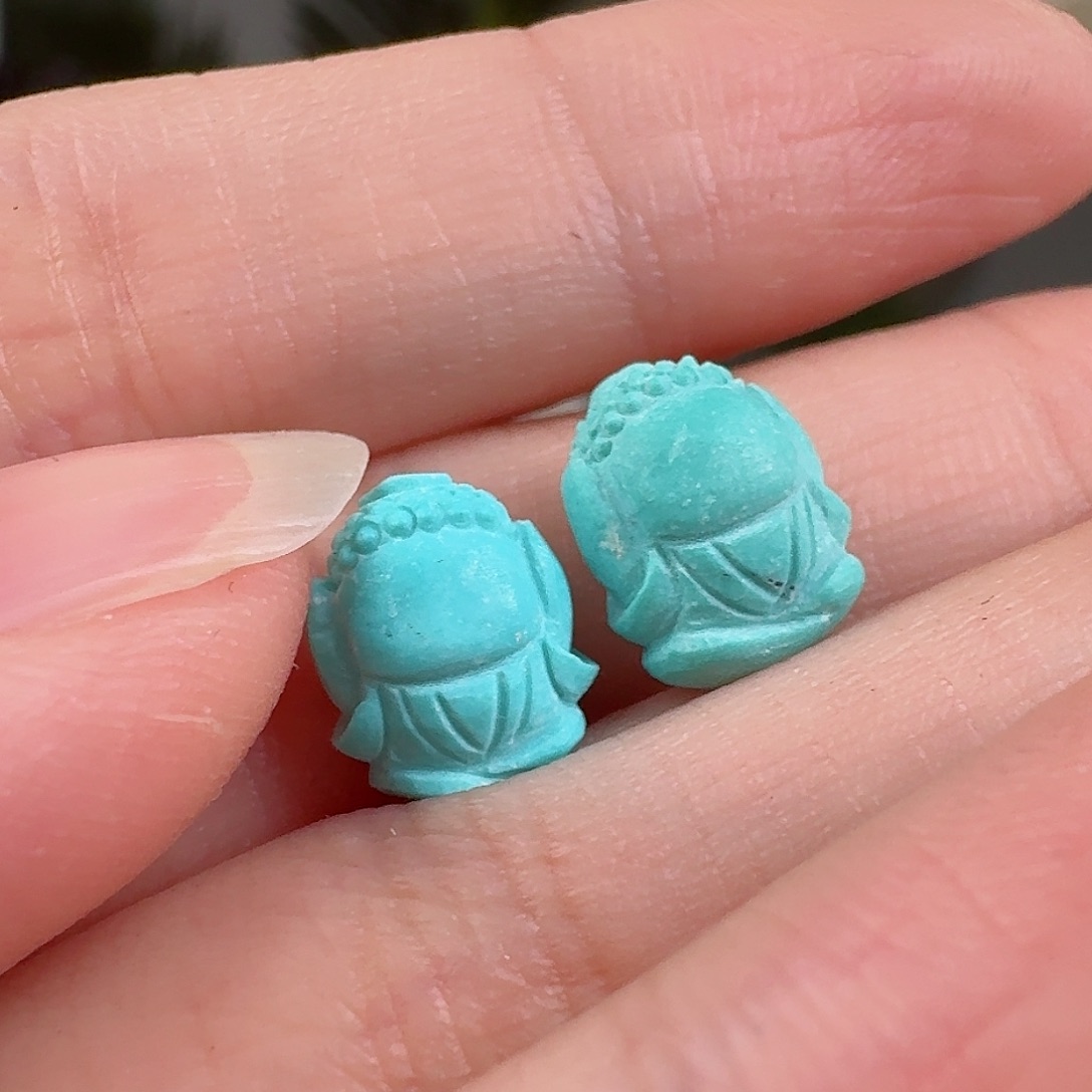 绿松石珠宝奇石未镶嵌