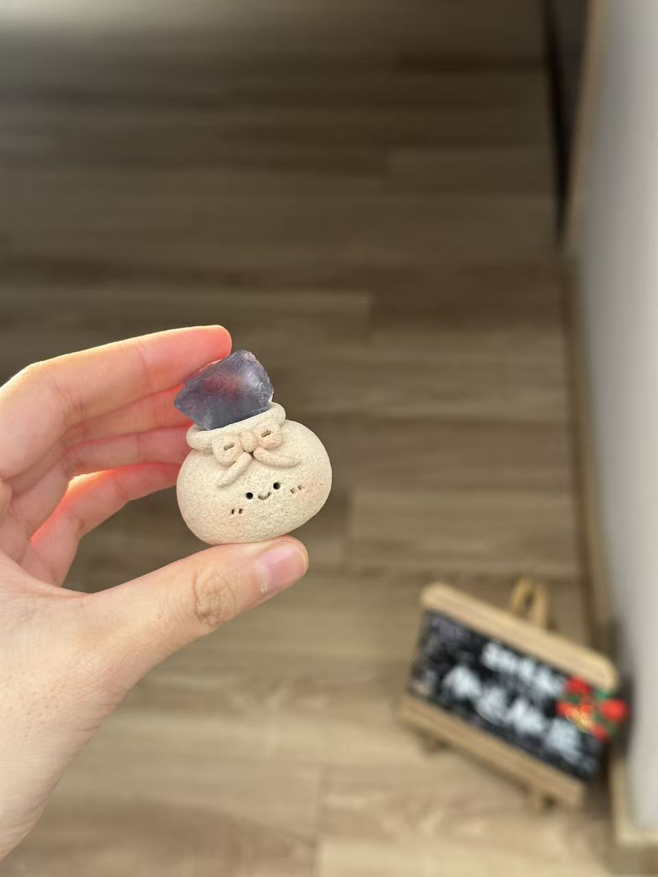 水晶小豆丁可爱盈石小包子