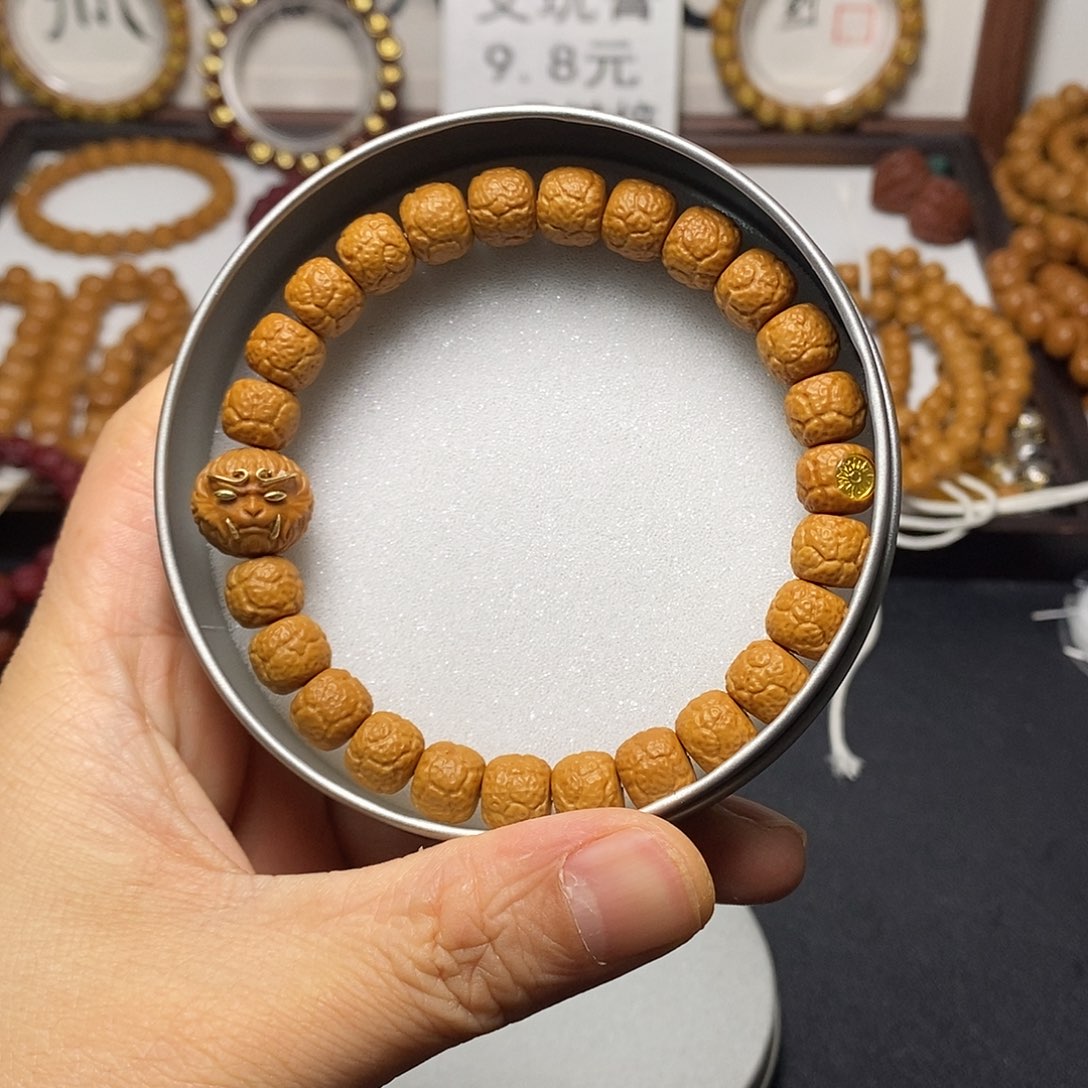 猴头核桃吊坠全品9-10高配饕餮52号