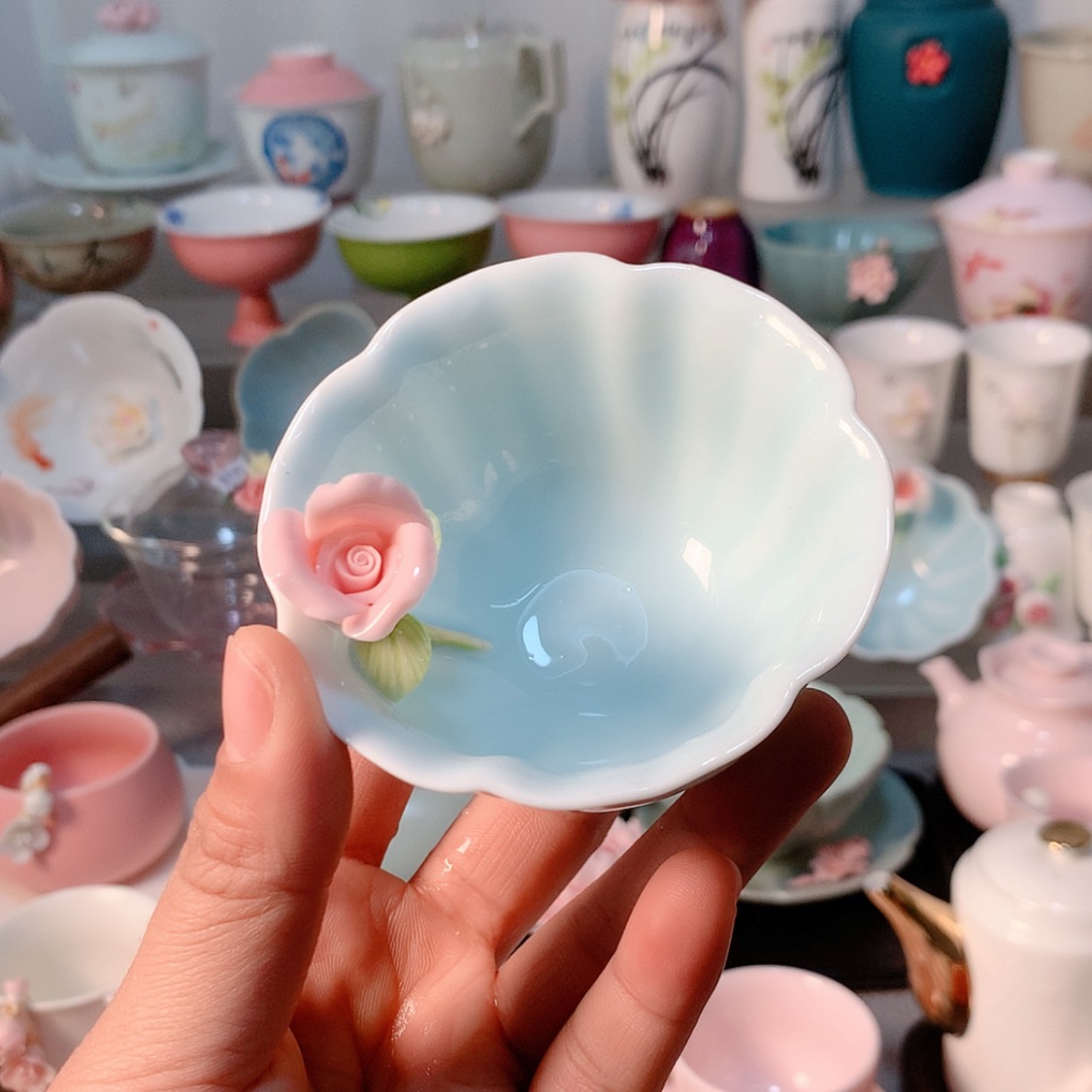 【闪购商品】瓷片陶瓷手工茶具直播价格