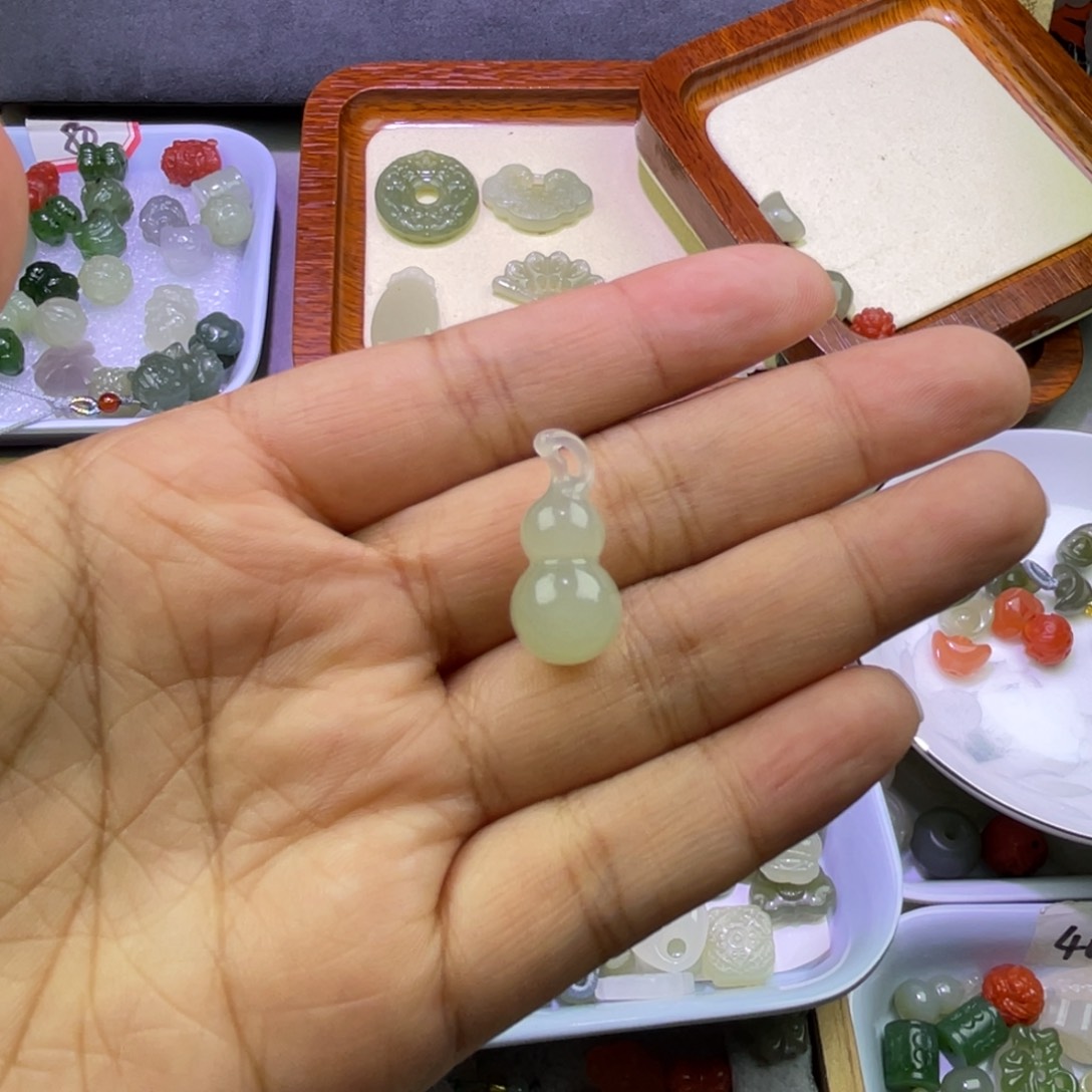 和田玉葫芦未镶嵌