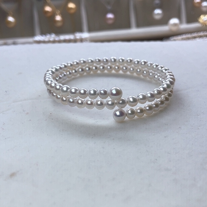 银S925镶嵌珍珠首饰淡水珍珠