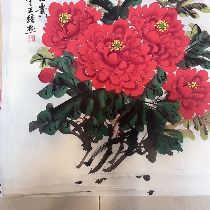 国画国画作品书法作品原稿