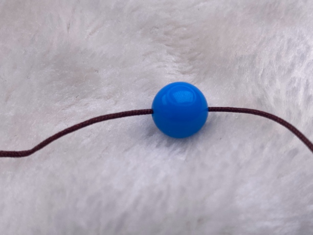 湖北十堰产地矿区工厂批发玉化蓝色圆珠，10 单颗