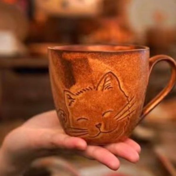 猫咪咖啡杯350ml B089 BRX （预售）
