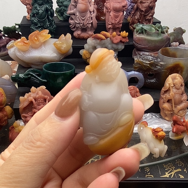 石英质玉未镶嵌吊坠(不含链)