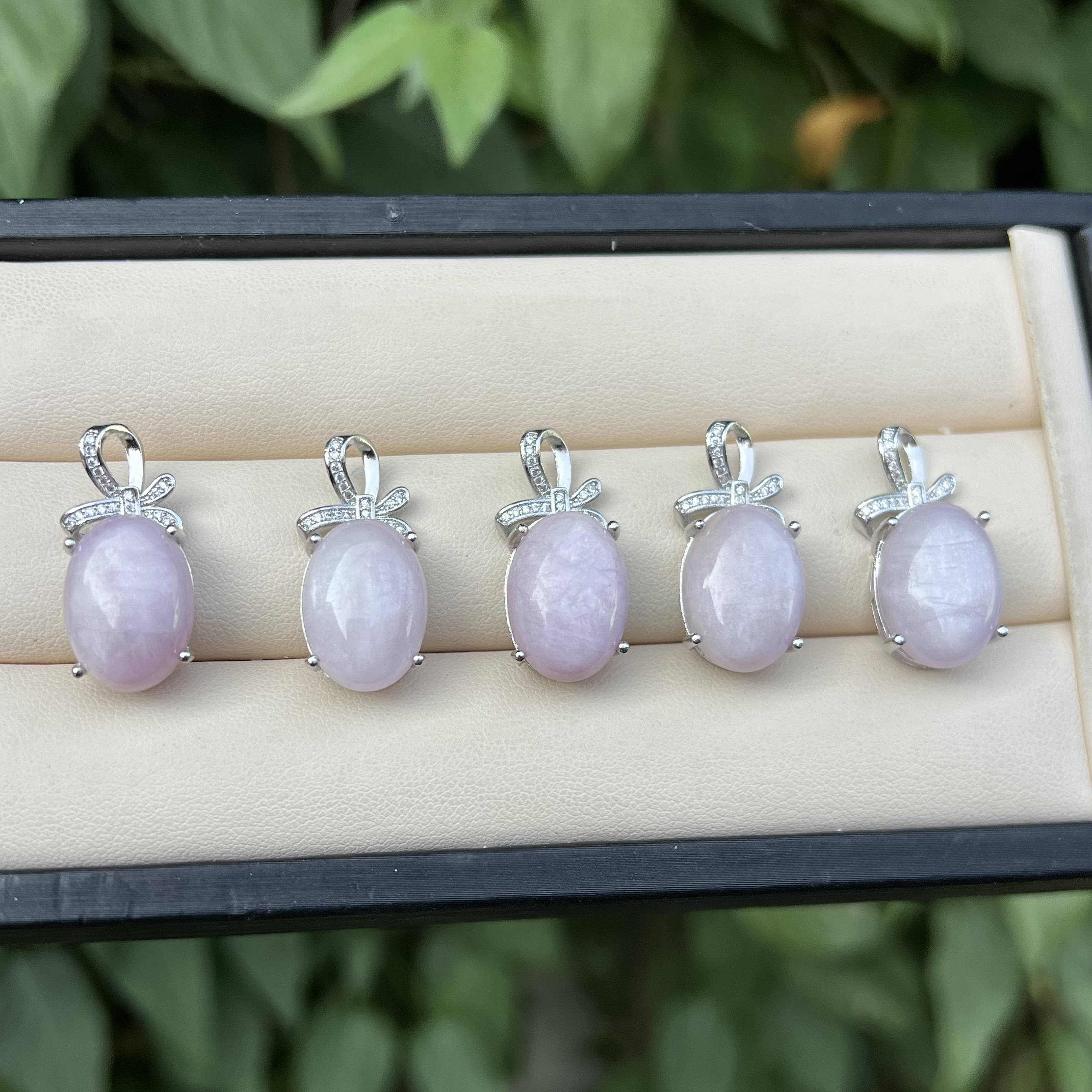 【月月家】G116天然锂辉石 原创紫锂辉设计款吊坠 多样性发其一