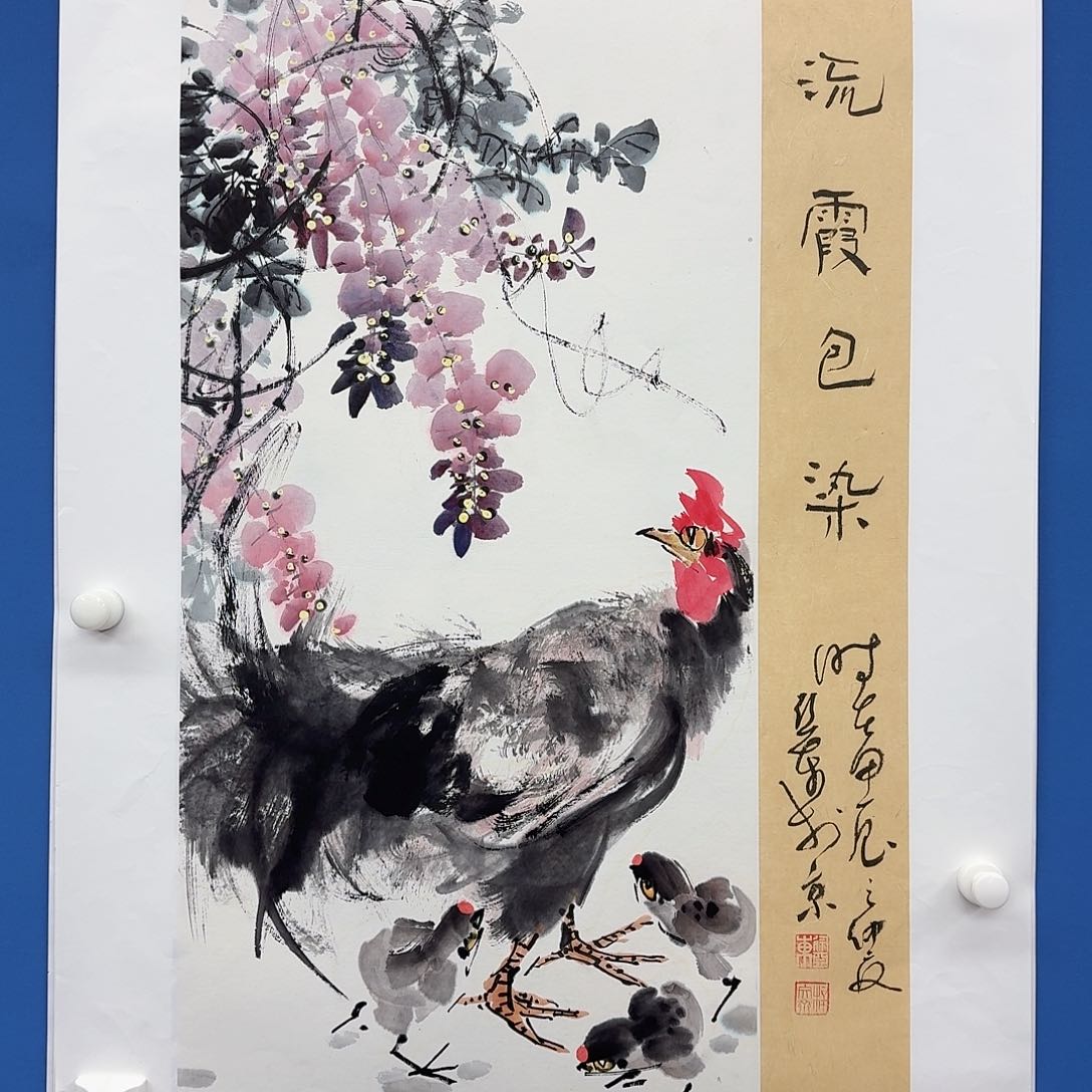 国画多次参加国内外书画