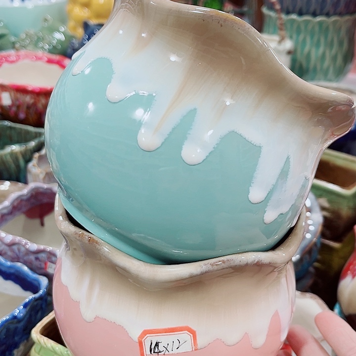 多肉陶瓷花盆满10元包邮