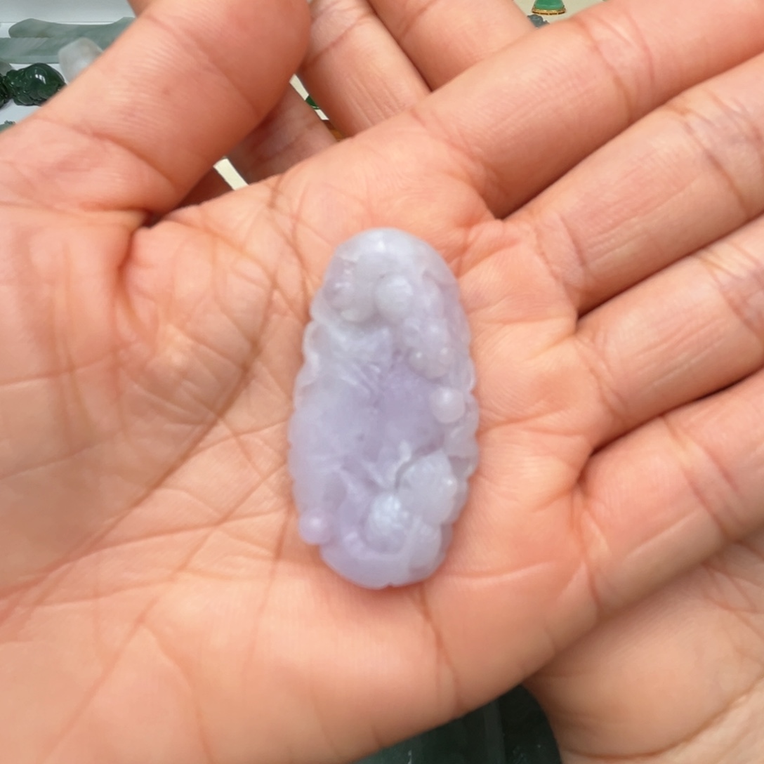 定制翡翠未镶嵌天然A货翡翠吊坠