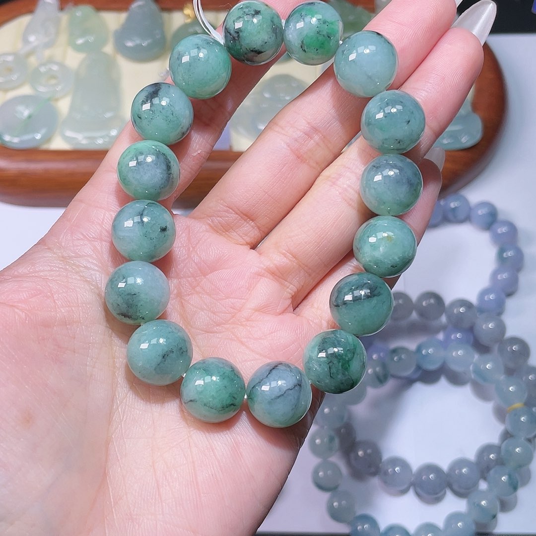 翡翠手串未镶嵌手串