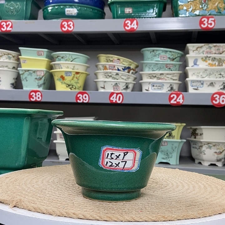 紫砂紫砂花盆8253