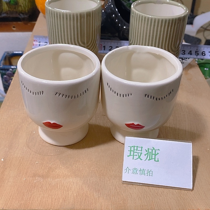 摆件多肉瑕疵盆有孔