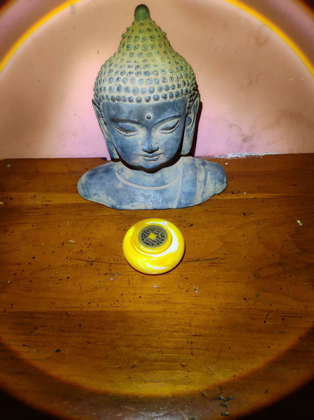 非金属珐琅吊坠 8427经典飘黄花蜜手把件饰品
